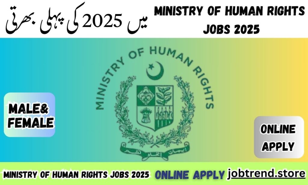 Ministry of Human Rights (MOHR) Jobs in Pakistan 2025