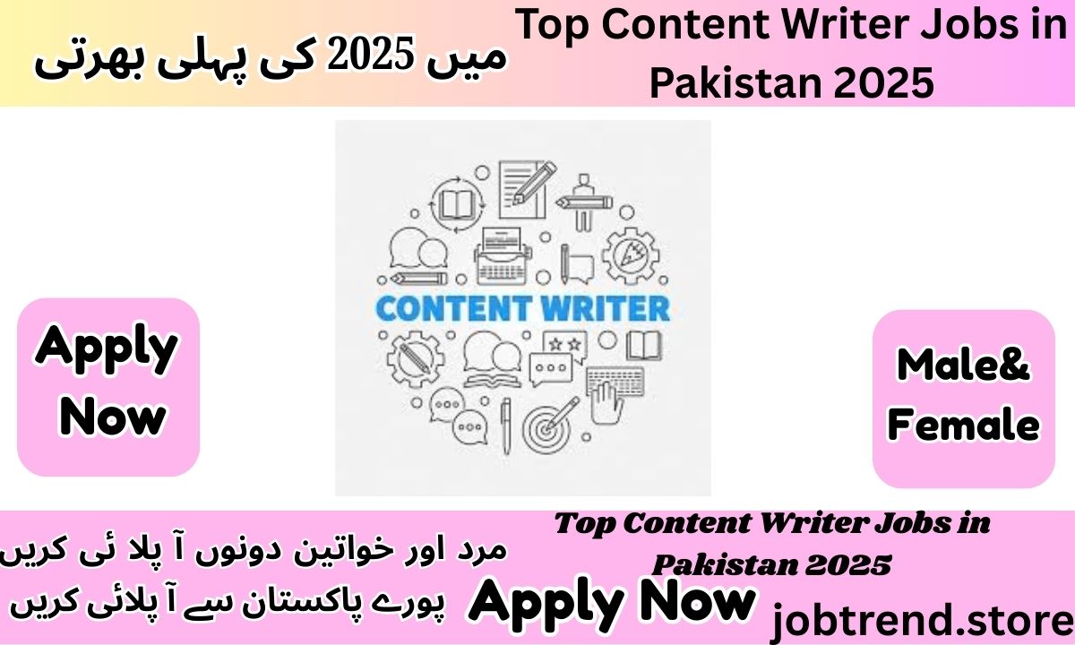 Content Writer Jobs in Pakistan 2025