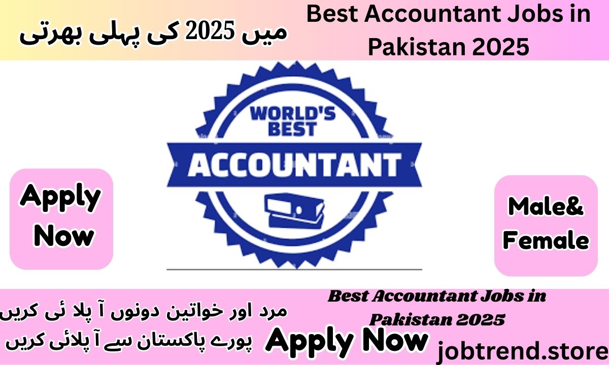 Best Accountant Jobs in Pakistan 2025