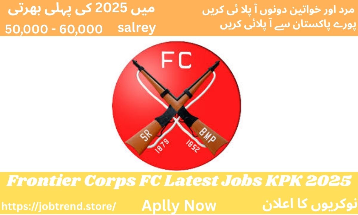 Frontier Corps FC Latest Jobs KPK 2025