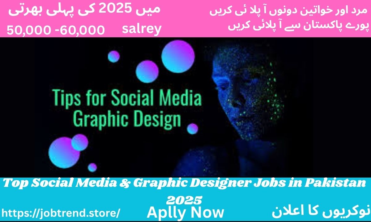 Social Media & Graphic Designer Jobs in Pakistan 2025