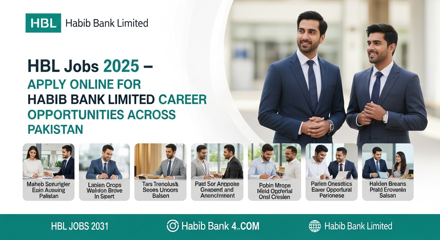 HBL Jobs 2025 – Apply Online for Habib Bank Limited Career Opportunities Across Pakistan